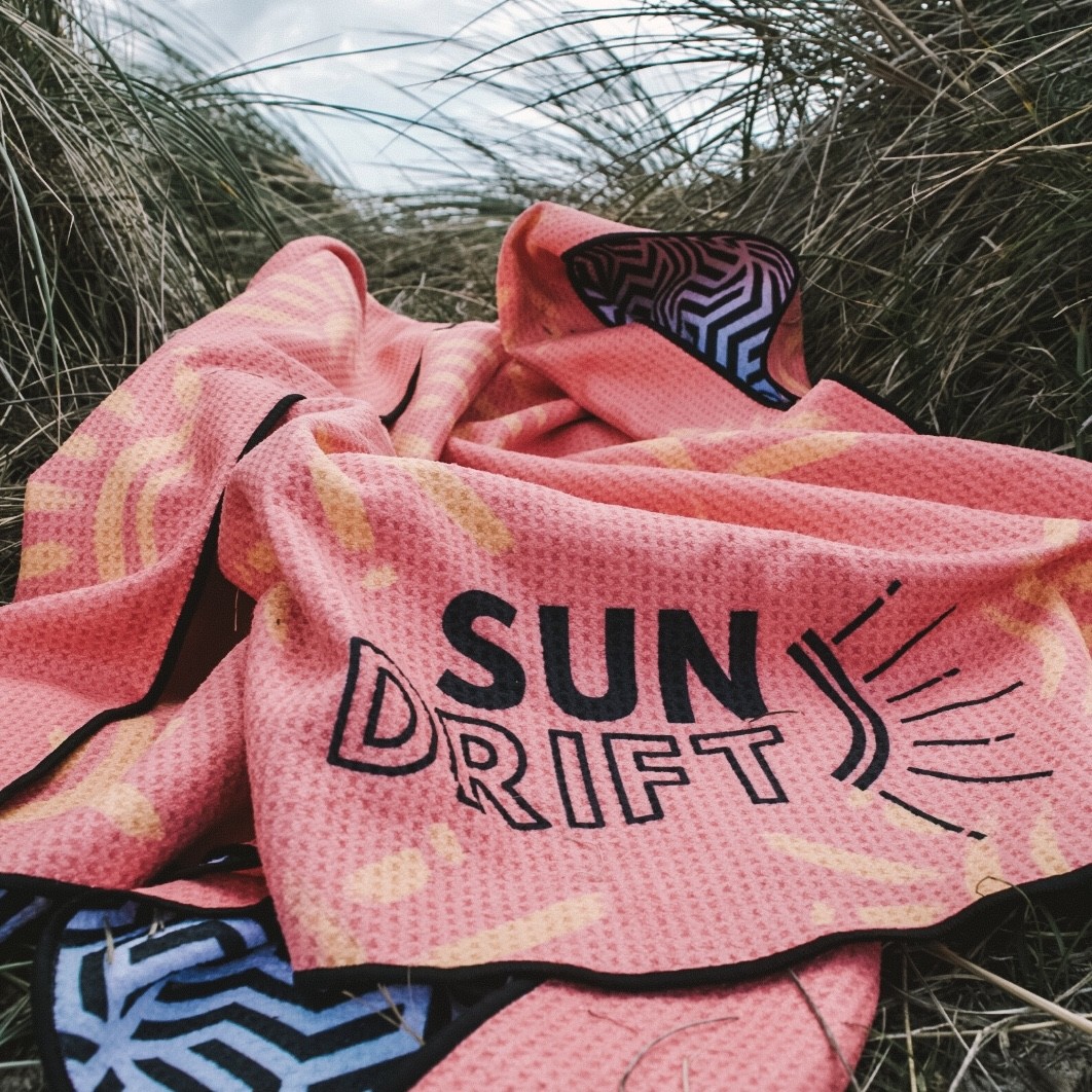 SunDrift quick dry beach towel bag